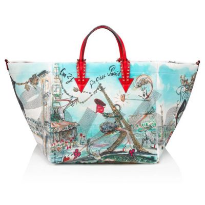 Bolsos De Mano Cabaraparis Christian Louboutin Mujer - Multicolor/Rojos - 3200857BK01